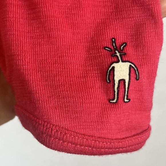 Smartwool Sweater Womens Size L Pink Quarter Zip Merino Wool Mock Neck - Picture 5 of 10